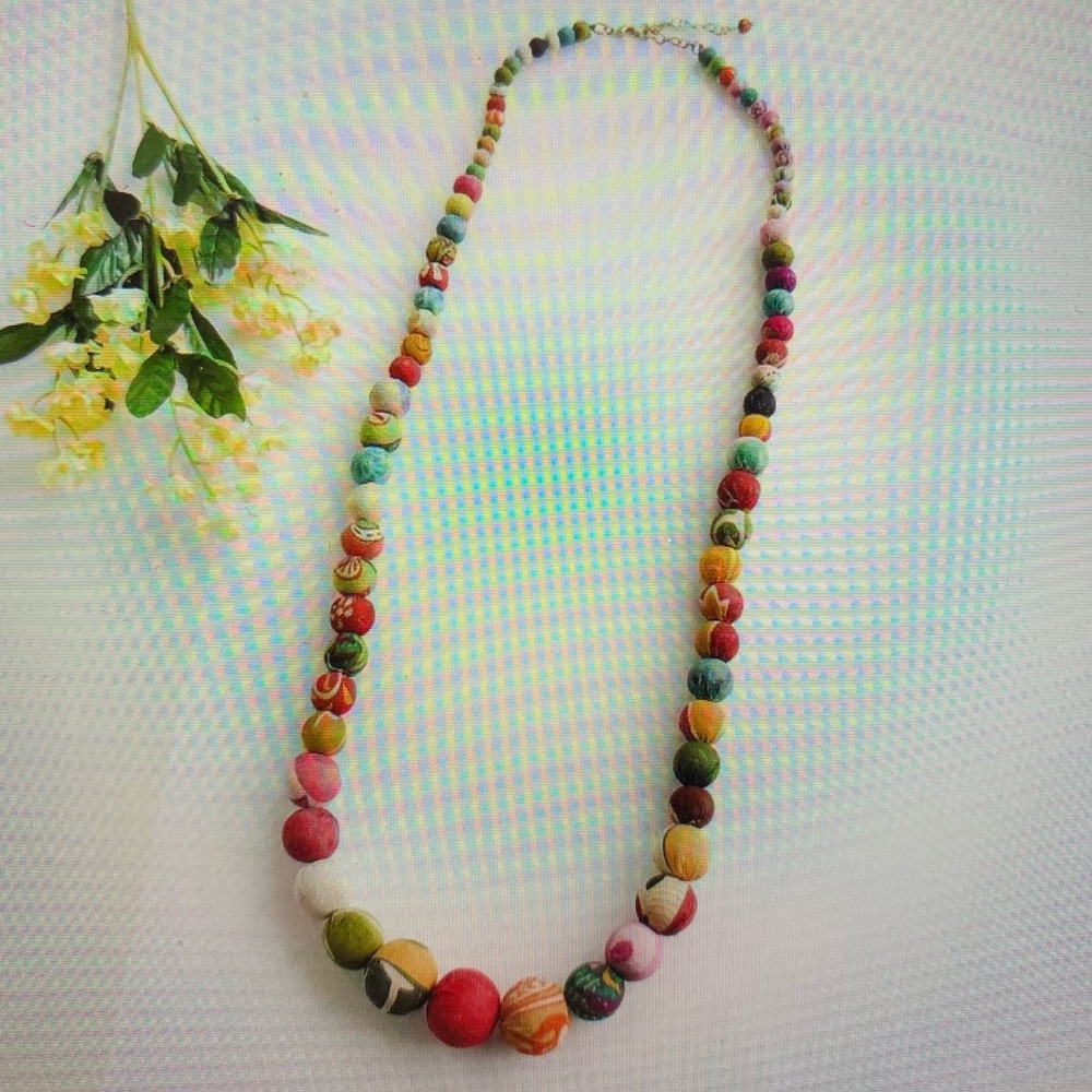 Kantha Kali Necklace - Picture 1 of 4